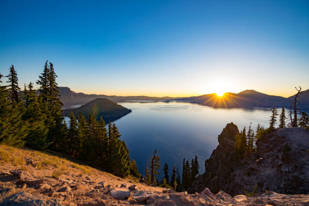 istock Crater Lake National Park at Sunrise 1061010042