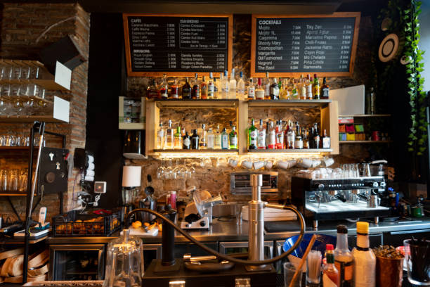 istock Shot of a beautiful small bar 1061010318