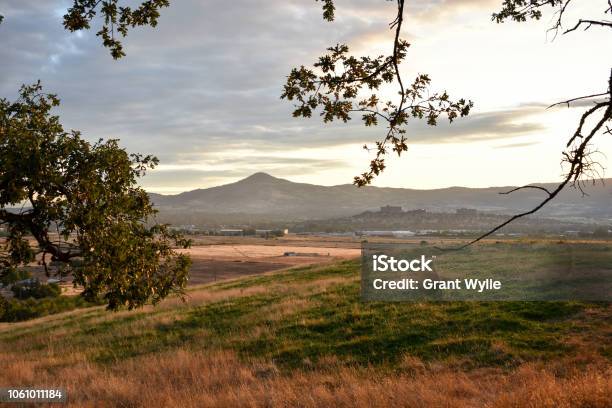 Medford Oregon From The Hills Stock Photo - Download Image Now - Oregon - US State, Medford - Oregon, Autumn