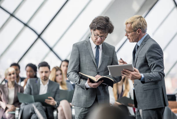 istock Business People at a Conference Event 1061016550