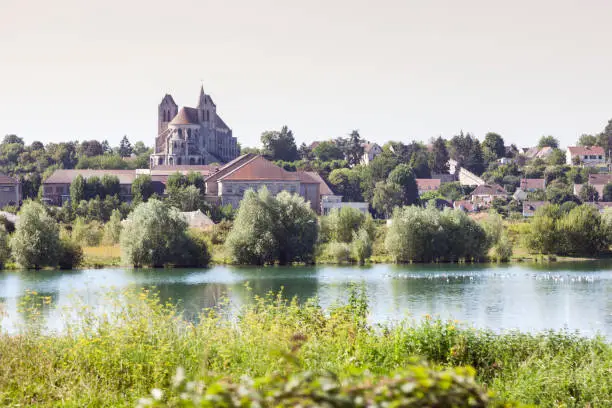 St Nicolas Abbey in Saint-Leu-d'Esserent. 
Saint-Leu-d'Esserent, Hauts-de-France, France.