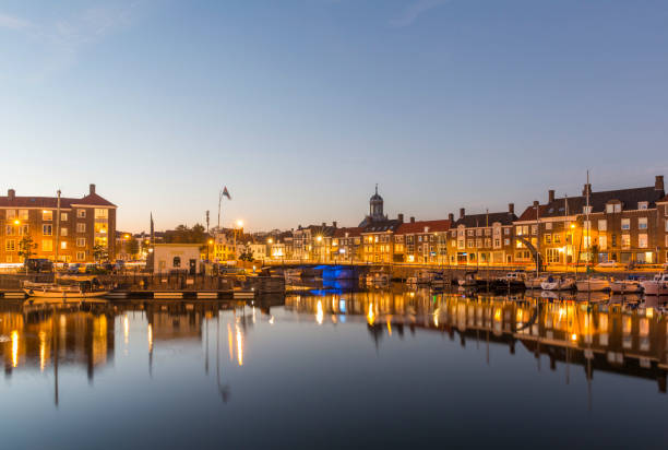 istock The evening cityscape of Middelburg 1061031532