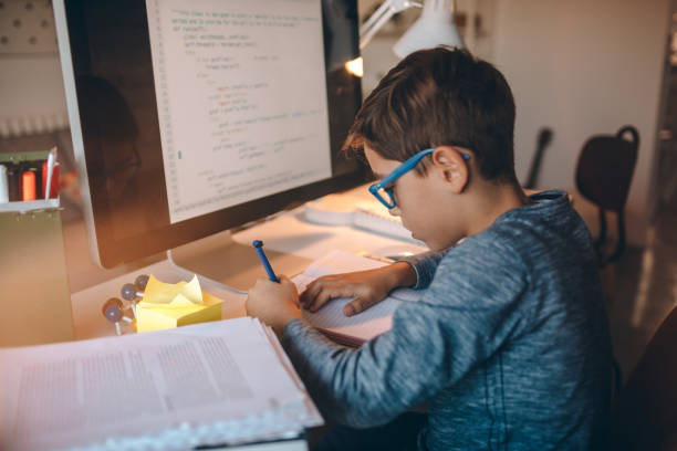 9,000+ Kids Computer Programming Stock Photos, Pictures & Royalty-Free ...