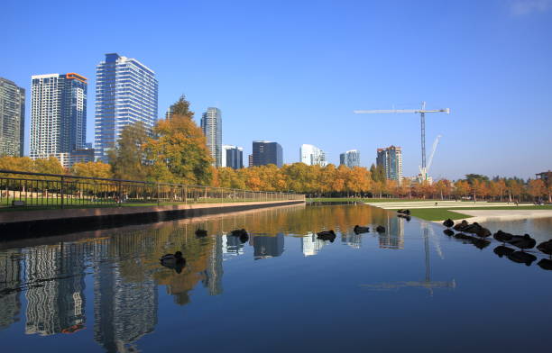 istock Bellevue Downtown Park in Washington-USA 1061042932