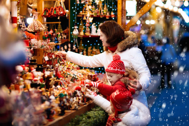 istock Family shopping Christmas presents 1061052182