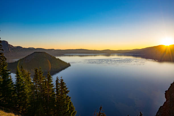 istock Crater Lake National Park at Sunrise 1061053974