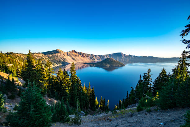 istock Crater Lake National Park at Sunrise 1061054236