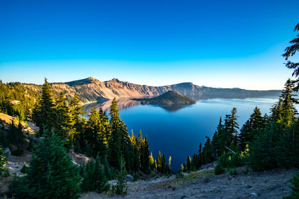 istock Crater Lake National Park at Sunrise 1061054242
