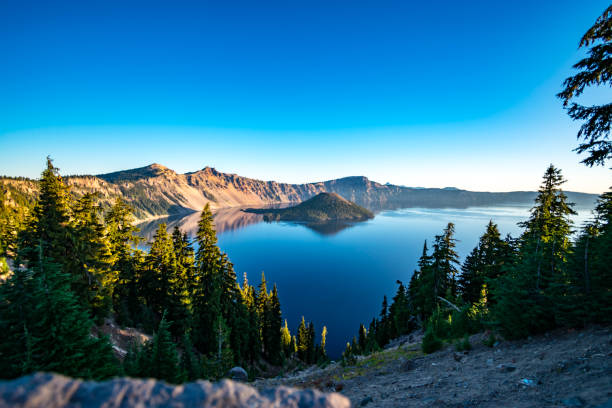 istock Crater Lake National Park at Sunrise 1061054250