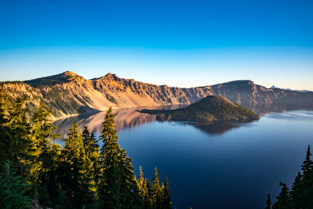 istock Crater Lake National Park at Sunrise 1061054314