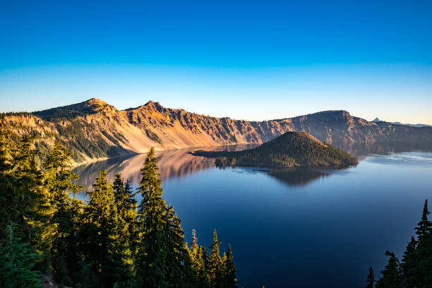 istock Crater Lake National Park at Sunrise 1061054328