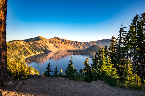 Crater Lake National Park at Sunrise