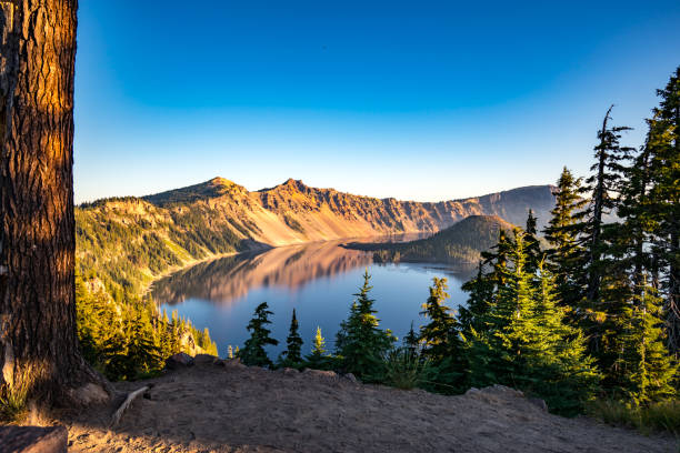 istock Crater Lake National Park at Sunrise 1061054412