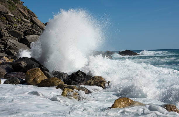 istock Wave Splashing in Vernazza - Liguria - Italy 1061057208