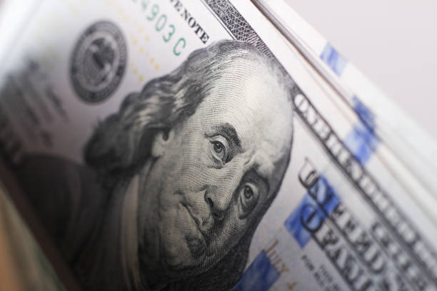 istock dollar money background Franklin 100 1061059134