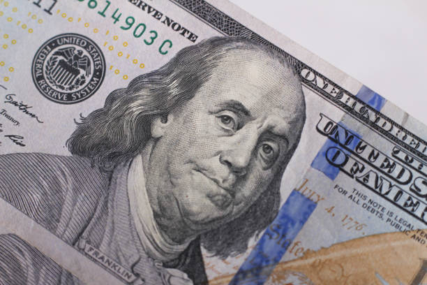 istock dollar money background Franklin 100 1061060264