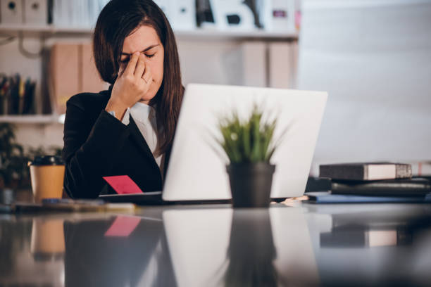 istock Businesswoman working in her office 1061061180