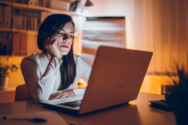 istock Businesswoman working in her office 1061063304