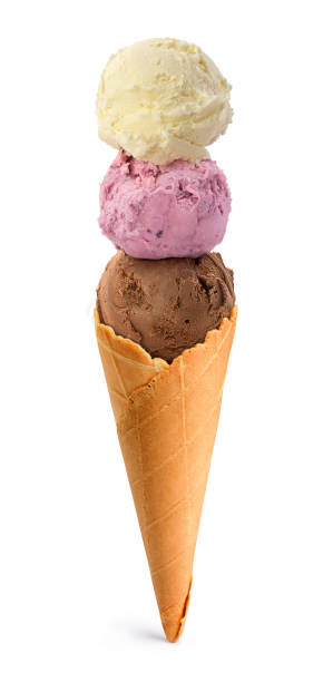 istock three scoops of ice cream in a waffle 1061069546
