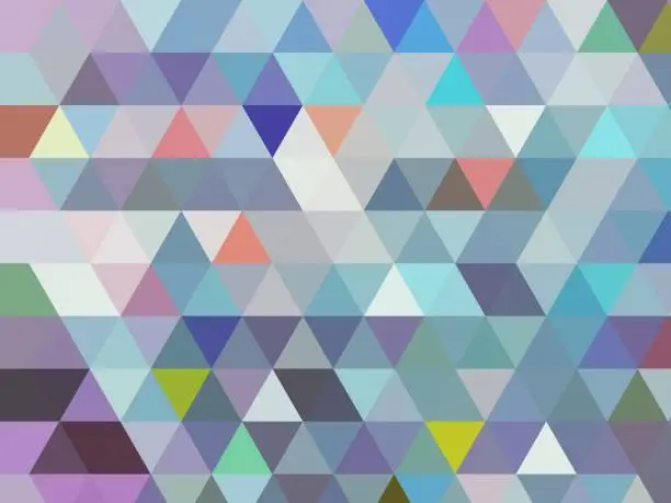 Photo of modern blue geometric low poly triangle abstract design in modern cool light bluestones with different coloured accents