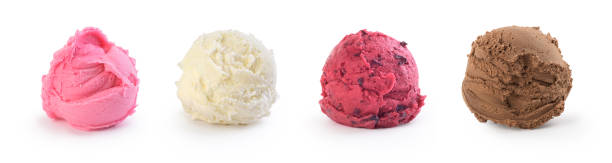 istock set of colorful ice cream on a white 1061069760