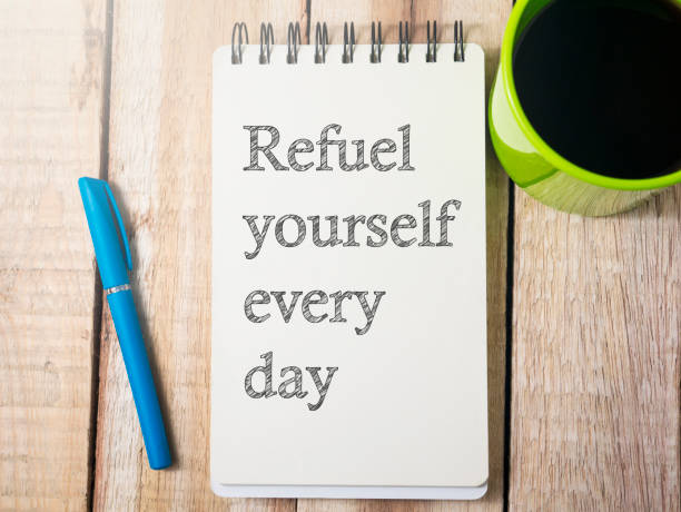 istock Refuel Yourself Everyday, Motivational Words Quotes Concept 1061076182