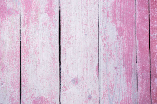 istock Texture of old boards with peeling paint 1061077790