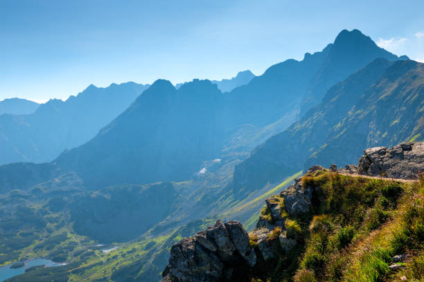 istock high scenic mountains, beautiful view on a sunny day 1061084928