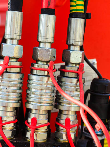 istock Detailed closeup of spark plugs in machine engine 1061085404