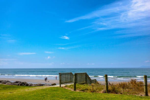 istock Waihi Beach on a hot summers day 1061087522