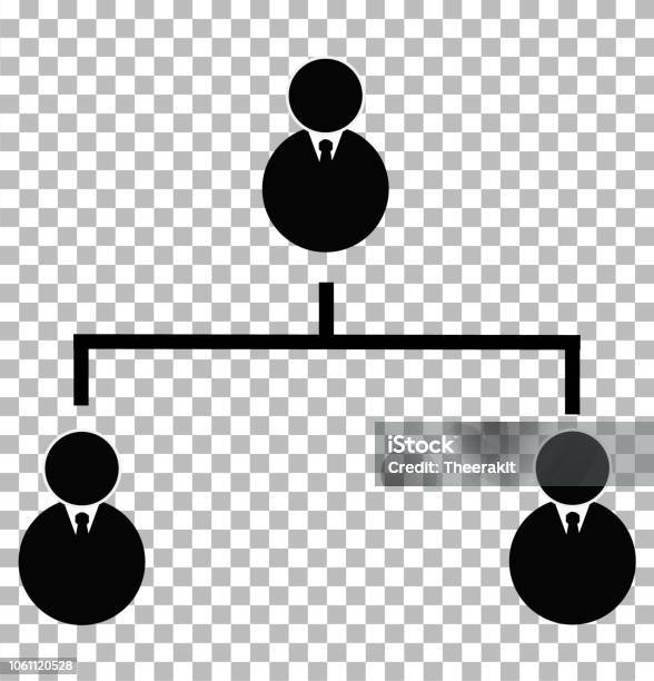 Business Hierarchical Icon On Transparent Background Business Hierarchical Sign Flat Style Hierarchy Structure Concept Business Hierarchy Icon For Your Web Site Design Logo App Ui Stock Illustration - Download Image Now