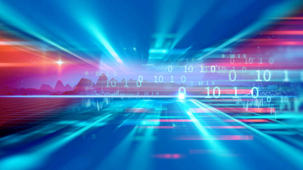 istock Retro futuristic background 1980s style 3d illustration. 1061121976