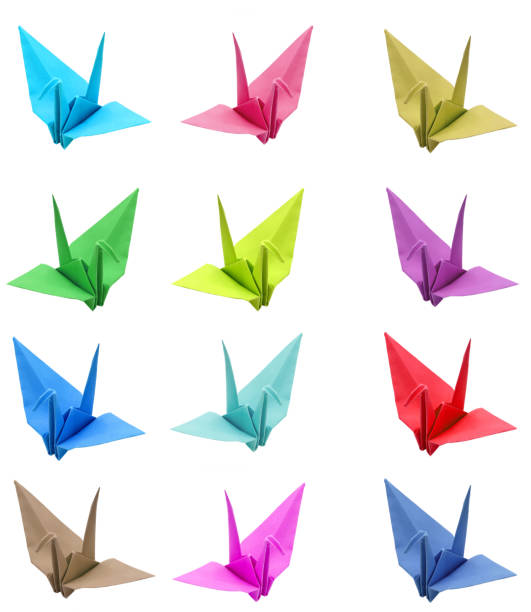 istock Origami birds in colorful 1061125288