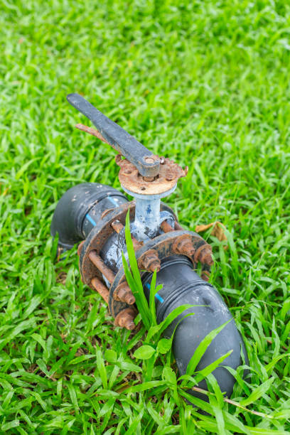 istock old steel pump in garden 1061135510
