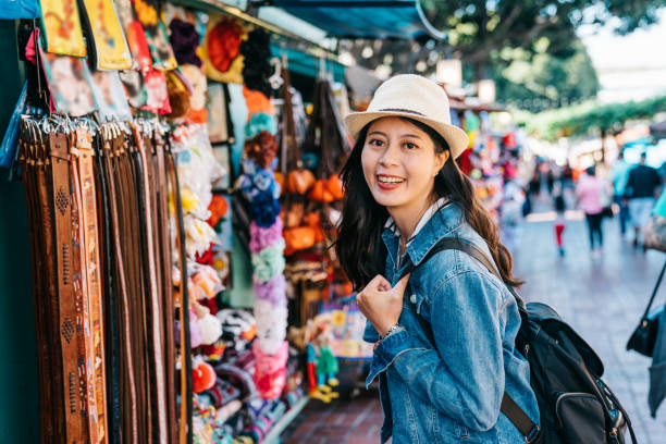 istock pretty lady choosing the gift for her husband 1061153574