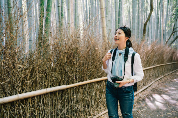 istock photographer relaxing walking in bamboo grove 1061153914