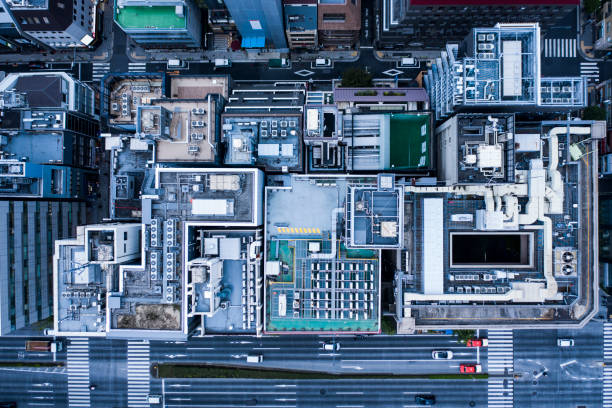 istock Aerial view in urban areas. 1061163380
