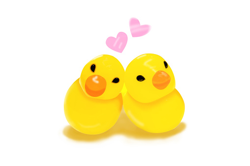 Ilustración de Lindos Patos Amarillos Están Enamorados En Wallpeper De Día De San Valentín De Fondo Blanco Con Corazón De Color Rosa Ilustración De Vector y más Vectores Libres de Derechos de Ilustración de Lindos Patos Amarillos Están Enamorados En Wallpeper De Día De San Valentín De Fondo Blanco Con Corazón De Color Rosa Ilustración De Vector y más Vectores Libres de Derechos de