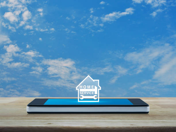 istock Business home service online concept 1061179936