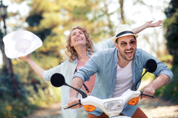 istock Couple in love enjoying together 1061184438