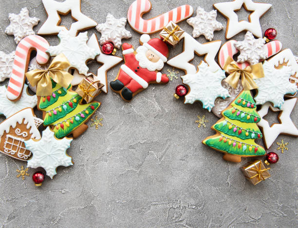 istock Christmas decoration with cookies 1061187220