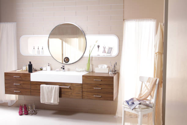 istock modern sink counter and mirror in luxury bathroom 1061195294