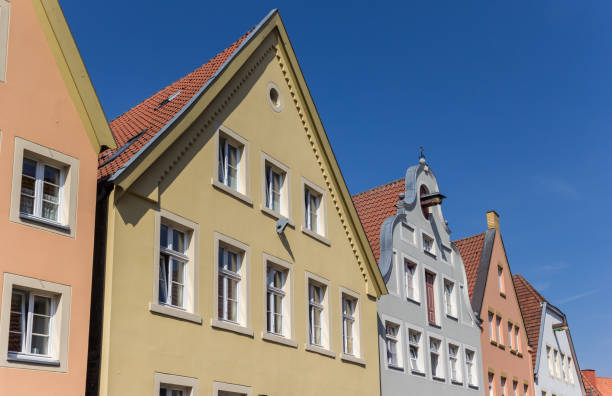 istock Colorful facades in historic Warendorf, Germany 1061199066