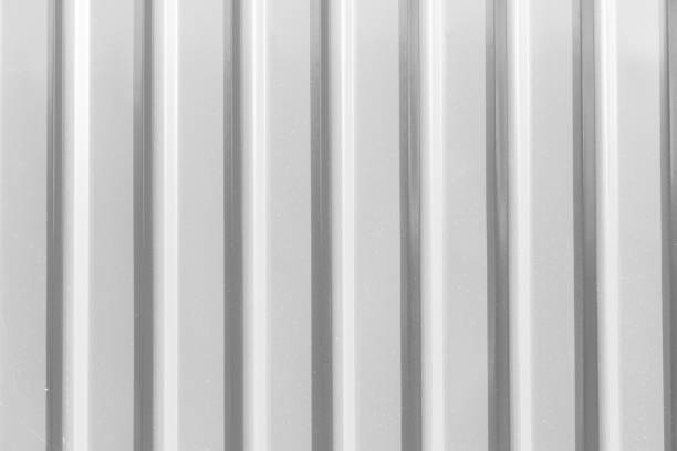 istock Green fence steel sheet texture 1061208574