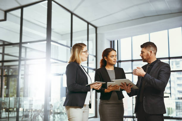 istock Working through the business day as a unit 1061224322