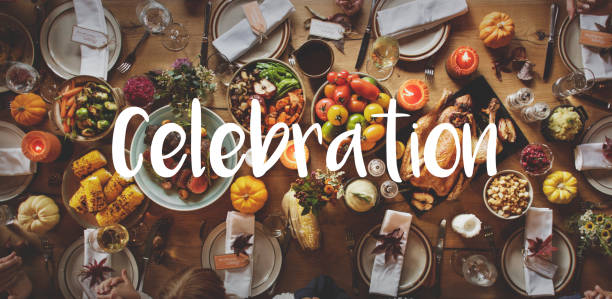 istock Thanksgiving Blessing Celebrating Grateful Meal Concept 1061224542