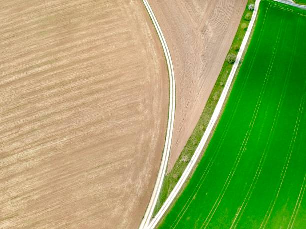 istock Aerial view of beautiful earth-colours 1061224710