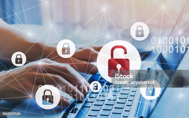 Hacker Attack And Data Breach Information Leak And Cybersecurity Concept Stock Photo - Download Image Now