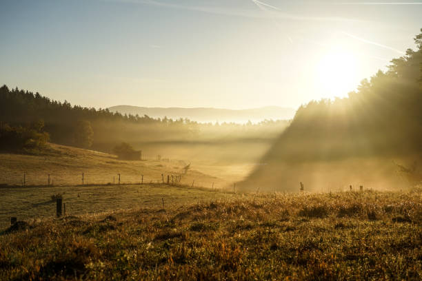 istock Valley in the morning sun 1061237028