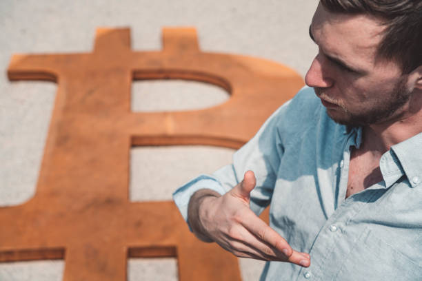 When it comes to crypto currency I'm the expert you're looking for Kranj, Slovenia - April 25, 2018:Young bitcoin expert using hand gesture, talking about bitcoin cash, alt coin, shares, stock. youre beautiful quotes stock pictures, royalty-free photos & images